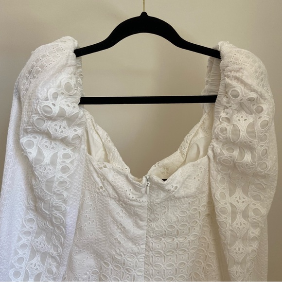 House of CB Marquis Lace Broderie Anglaise Mini Dress - Picture 6 of 7